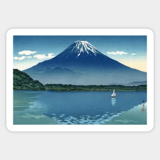 Lake Shoji by Tsuchiya Koitsu Sticker